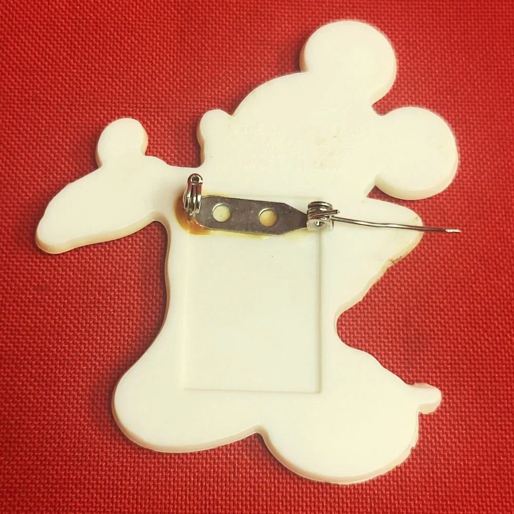 Vintage Disney Plastic Mickey Mouse Pin